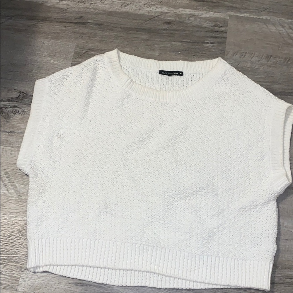 AS IS Rag & Bone Sleeveless White Sweater